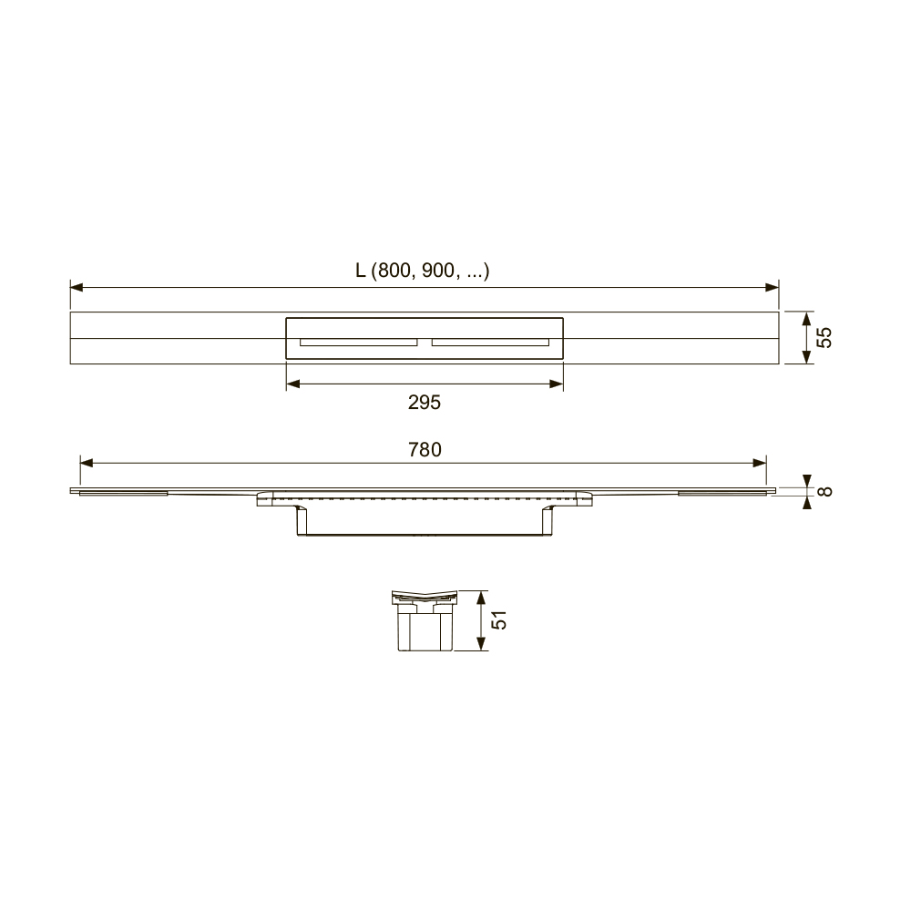 670821 Душевые профили Tece  - Вид №7