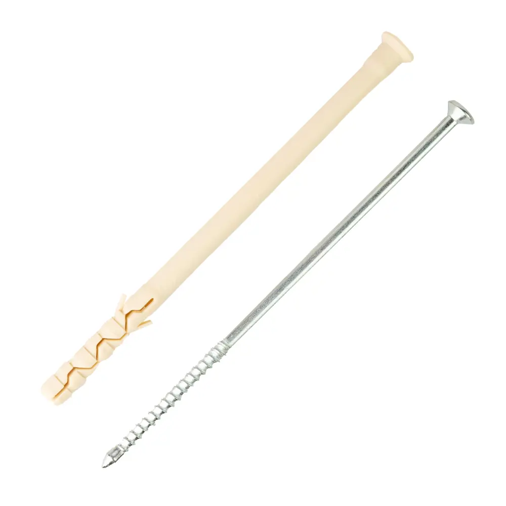 Дюбель-гвоздь потайной Европартнер нейлон 8x140 мм 10 шт STLM-2031728