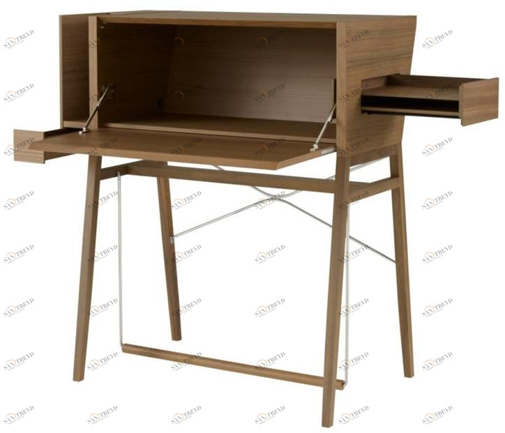 Ligne Roset Письменный стол из МДФ с откидными дверцами  005hel10 
