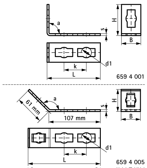 6594005 BIS PushStrut Соединитель Плоский для облегчённого монтажа сложных конструкций из профиля walraven  - Вид №1