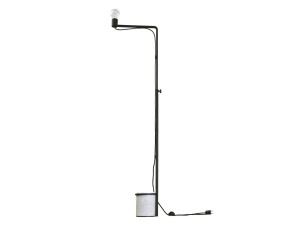 Металлическая регулируемая высота торшер с диммером