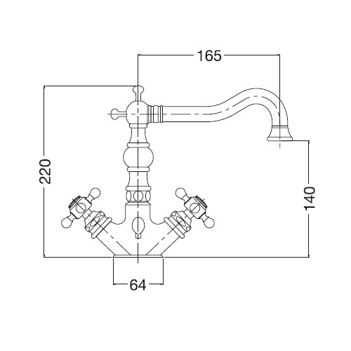 18390 Смеситель Migliore Arcadia - Вид №1