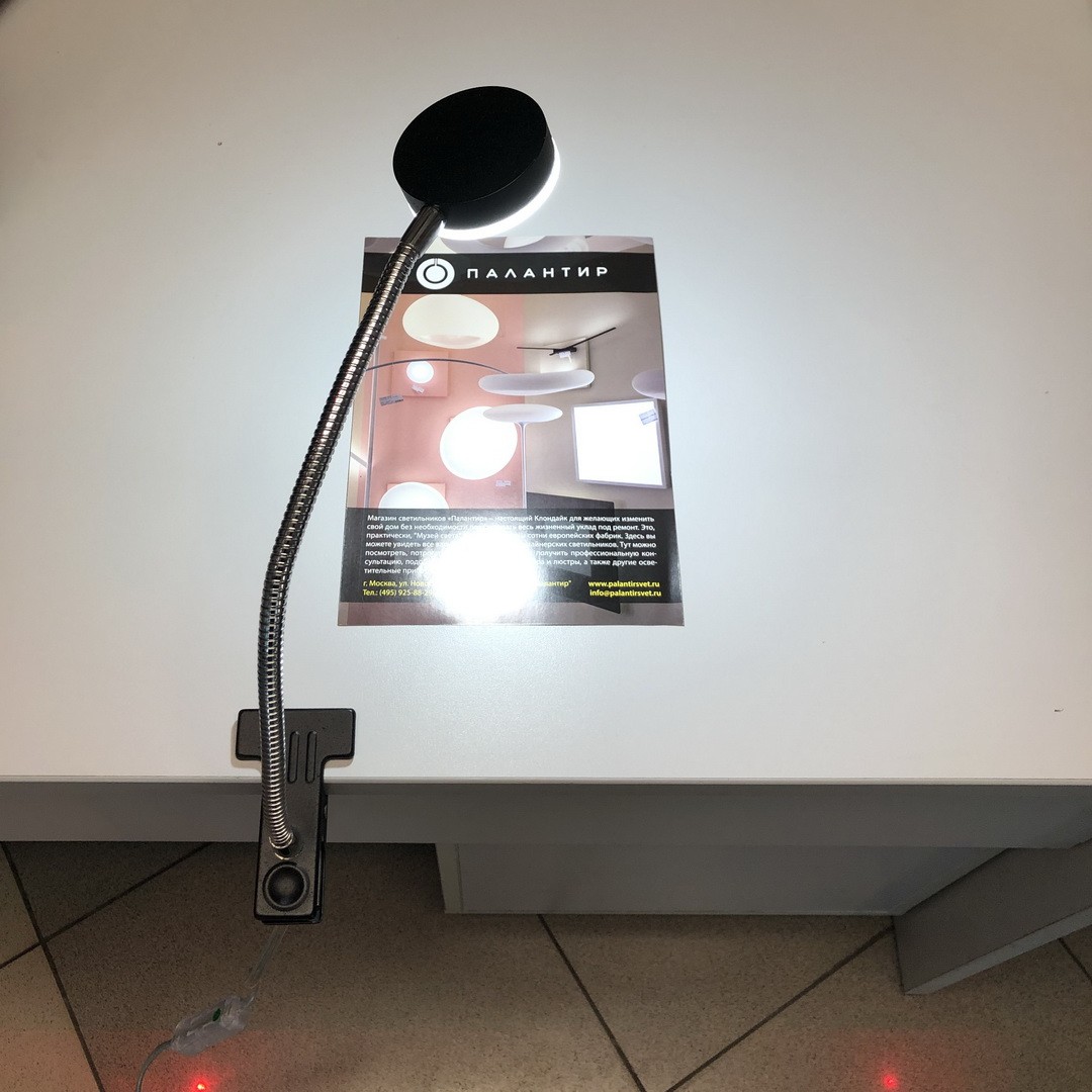 Orion LA 4-1134/1 chrom/schwarz лампа настольная 102362 - Вид №2