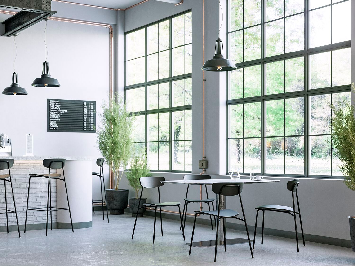 Стул из стали и дерева LD Seating Trivi ARCH-00074582 - Вид №1