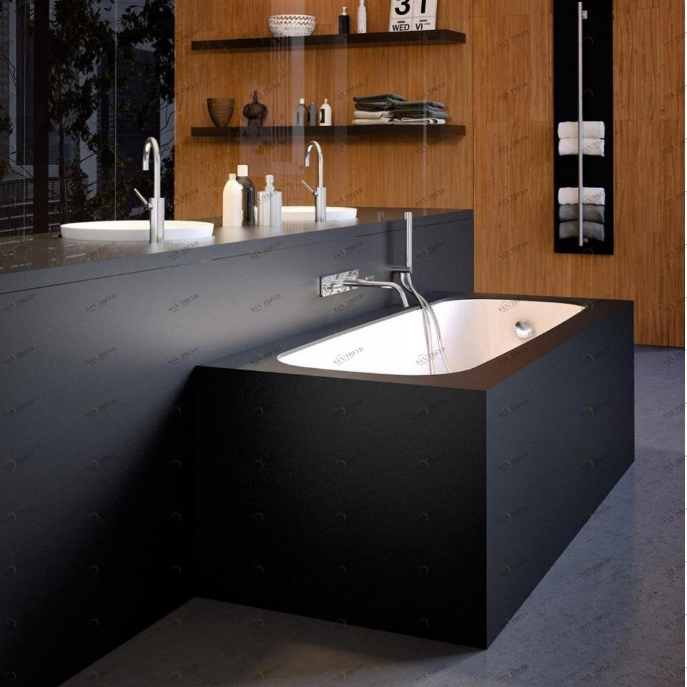 Встраиваемая ванна Dek 185x85 Glass1989 KC000A