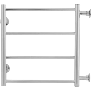 Полотенцесушитель водяной с полкой Вармо Сатурн П4 50x45 см 1" нержавеющая сталь