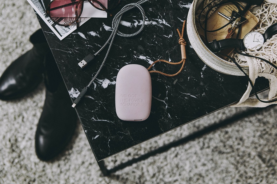 Аккумулятор внешний toCHARGE, светло-розовый KREAFUNK KFSK62 - Вид №1