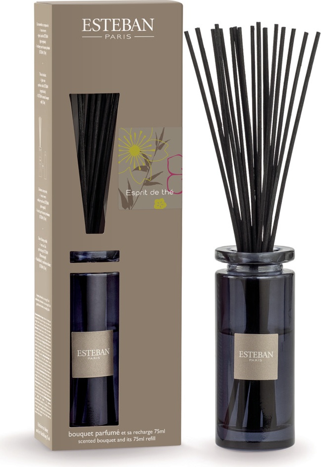 10653680 Esteban ДЕКО БУКЕТ С АРОМАТ 75 мл ЗЕЛЕНЫЙ ЧАЙ NEW!!! Стекло 