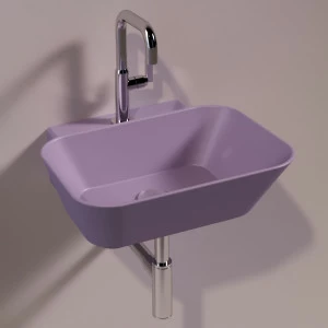 WA08PRUGNAMATT Подвесная раковина настенная прямоугольная Simas