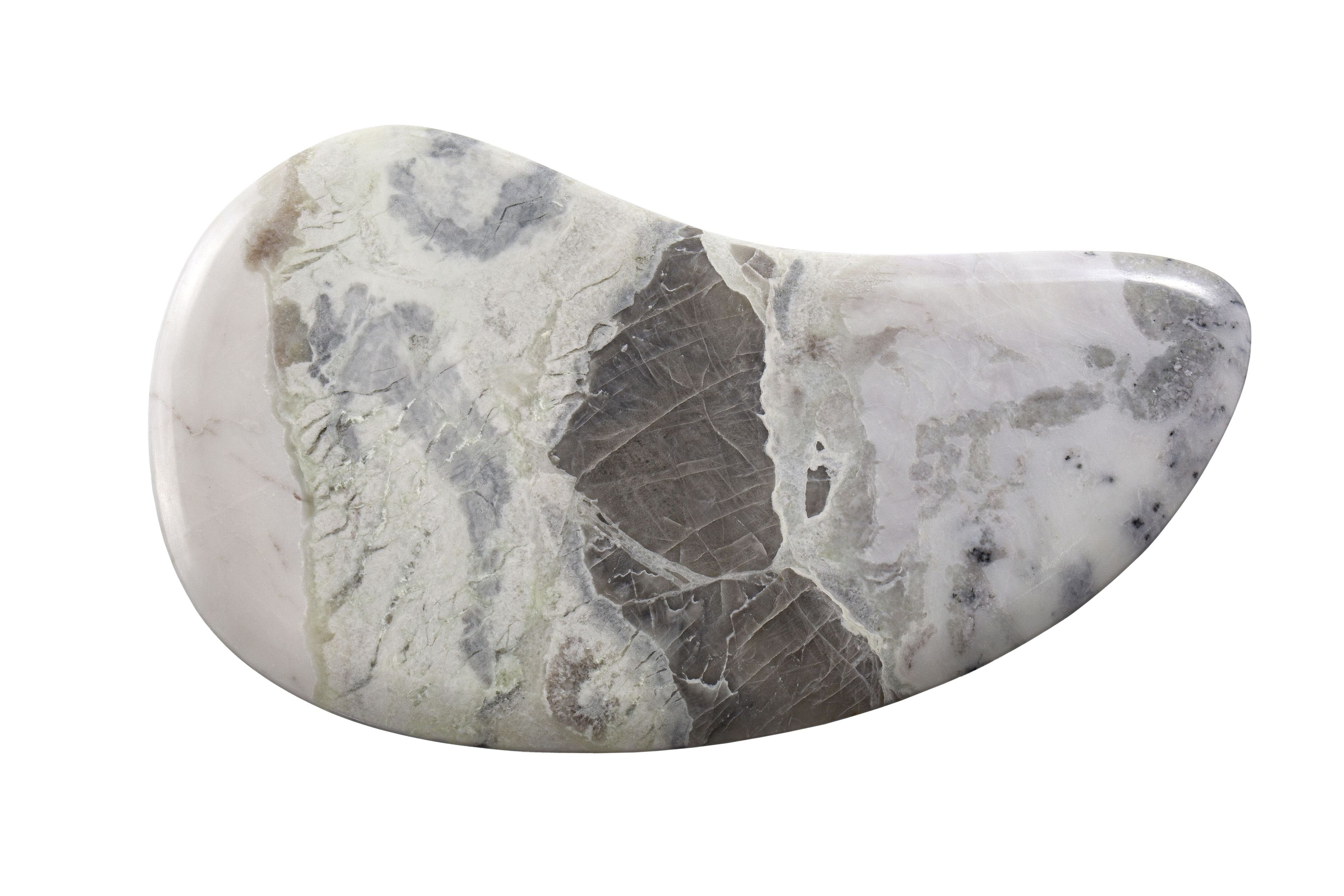 Журнальный столик из дерева и мрамора для гостиной Borzalino EGEO ARCH-00054382 - Вид №6