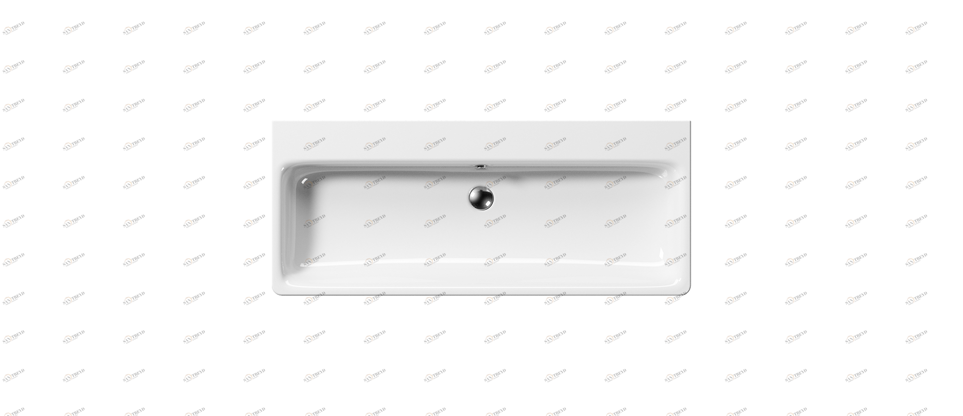 9024111 Встроенная раковина под столешницу овальная GSI ceramica 