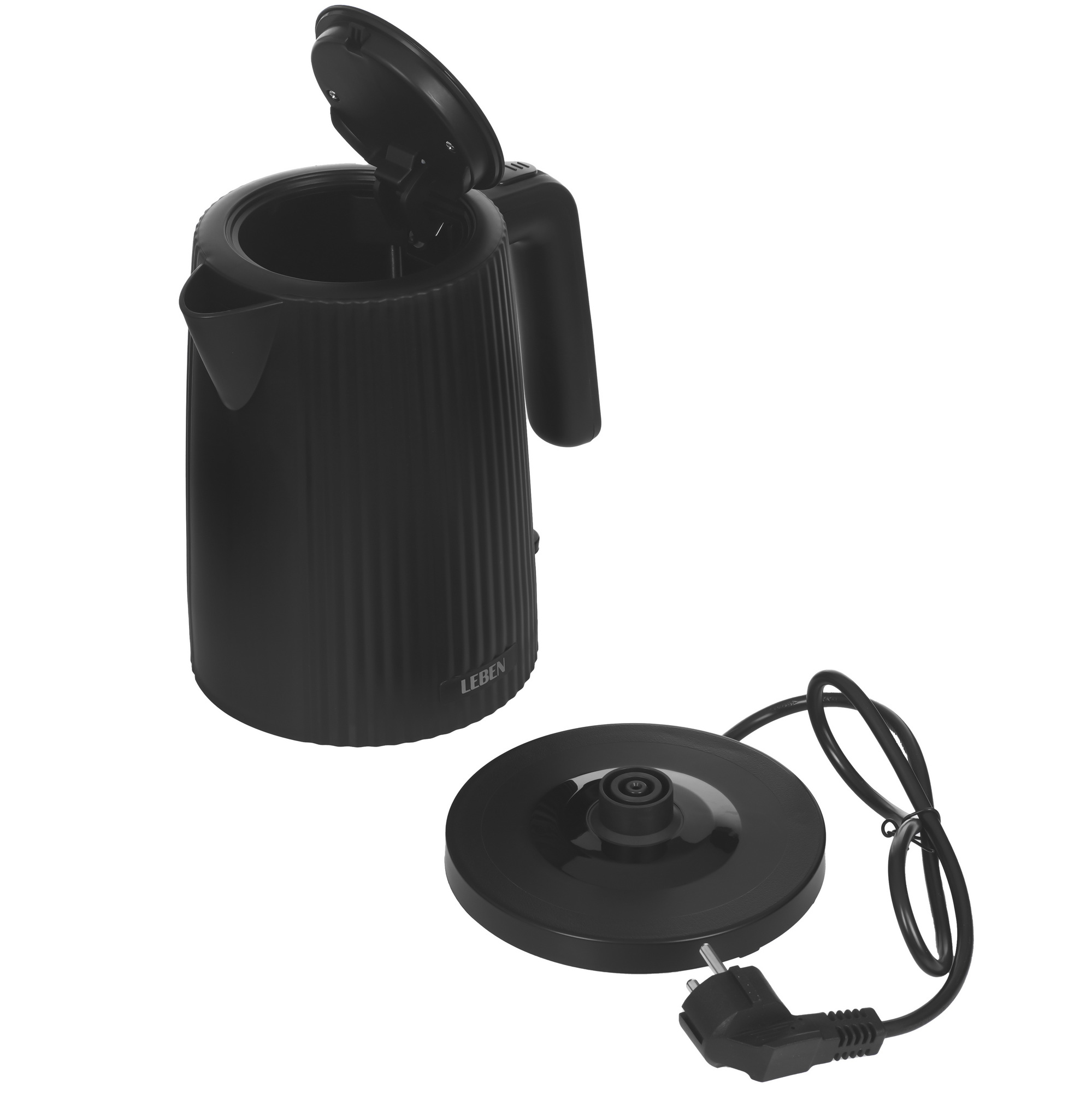 9237194 Электрочайник LEBEN 291-122 черный STDN-0074875 - Вид №4