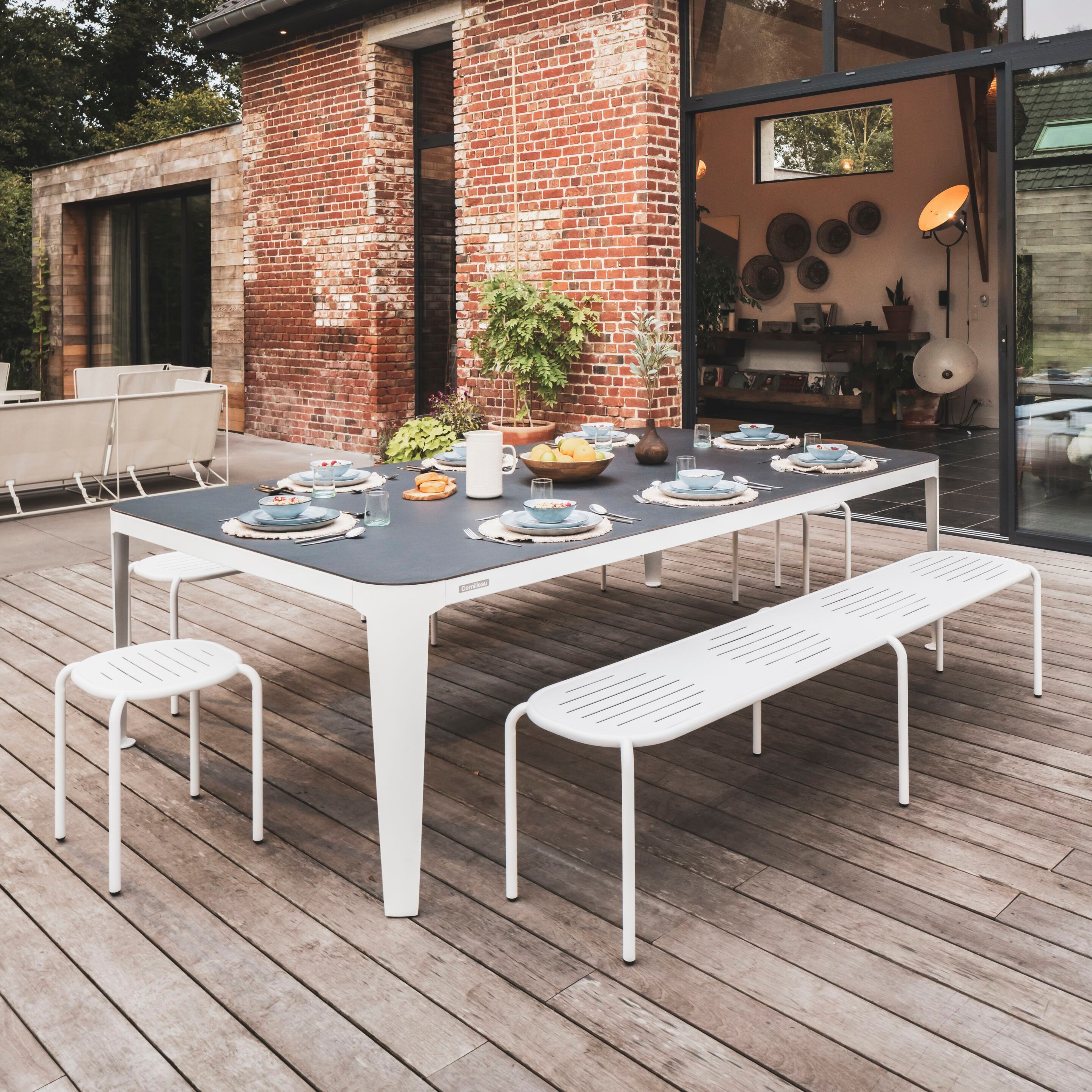 Оцинкованная стальная скамья Cornilleau Hyphen ARCH-00126268 - Вид №19