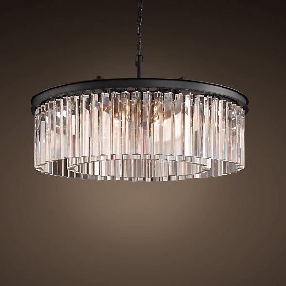 Подвесной светильник Odeon 10B black/clear от Delight Collection KR0387P-10B/clear DELIGHT COLLECTION ДИЗАЙНЕРСКИЕ 243629 Прозрачный;черный  - Вид №1