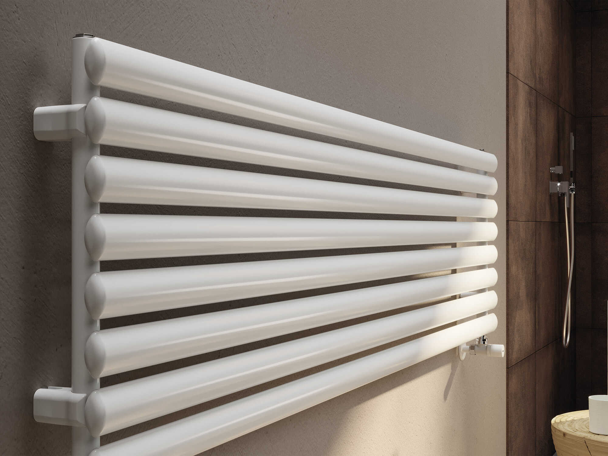 Стальной горизонтальный мебельный радиатор с эллиптическими трубчатыми элементами Irsap Ellipsis ARCH-00049973 - Вид №3