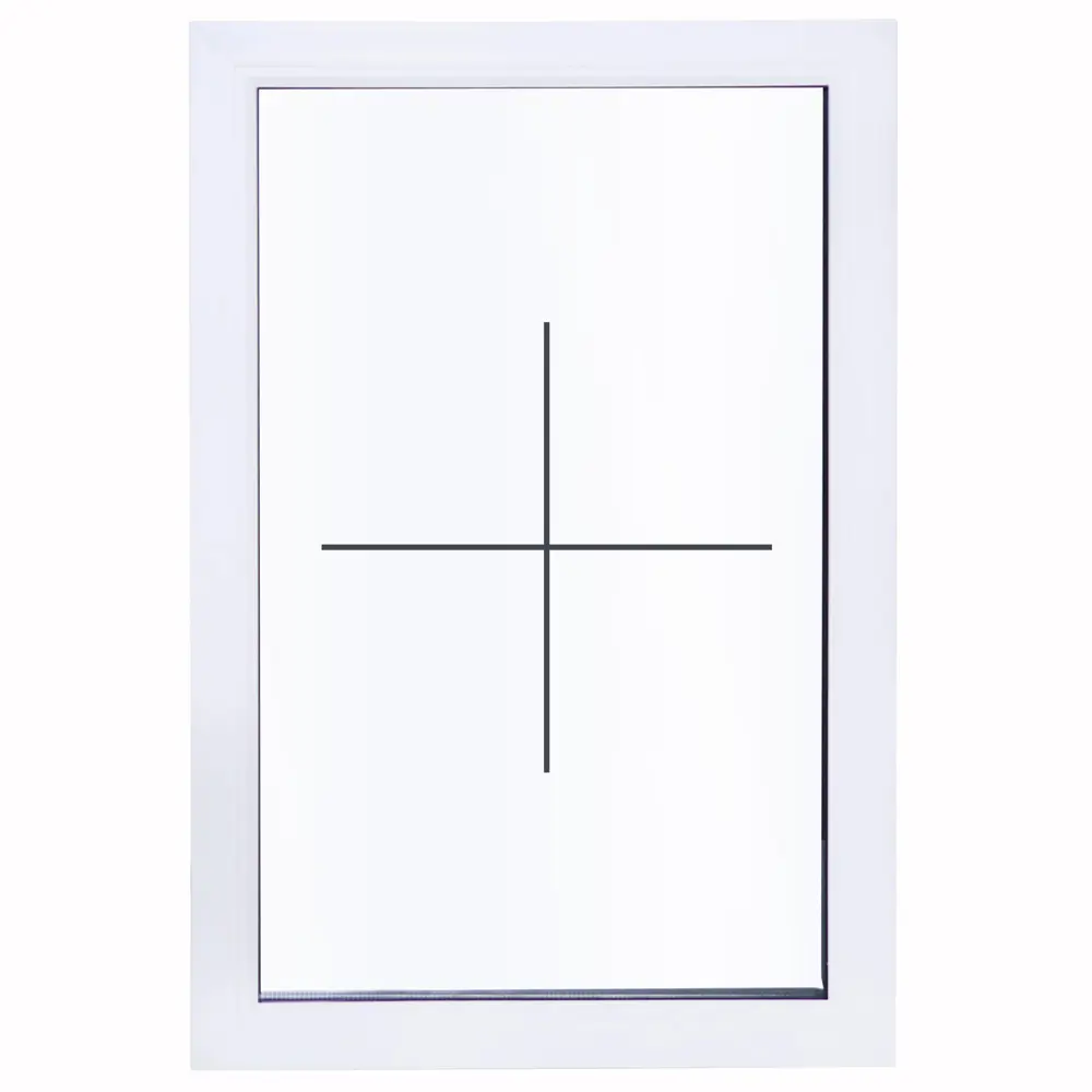 Окно пластиковое ПВХ Deceuninck глухое 900x600 мм (ВхШ) однокамерный стеклопакет белый/белый STLM-2127436