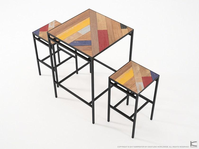 KARPENTER Барный стул с подставкой для ног Planke Pk15 - Вид №2