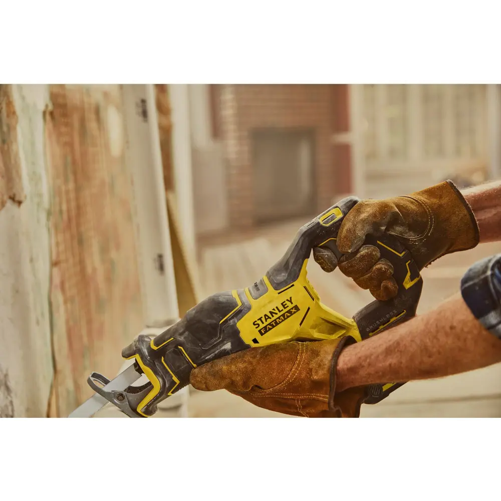 Пила сабельная аккумуляторная бесщеточная Stanley Fatmax SFMCS310B-XJ, 20 В Li-ion без АКБ и ЗУ STLM-2110913 - Вид №9