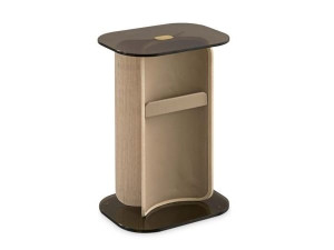 Прямоугольная прикроватная тумбочка из шпона