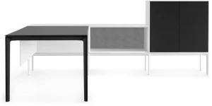 Lapalma Модульный стол HPL со встроенной полкой Add system