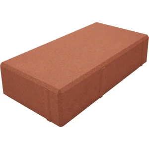 Плитка тротуарная Призма 200x100x50 мм цвет красный 83111589 STLM-2099556