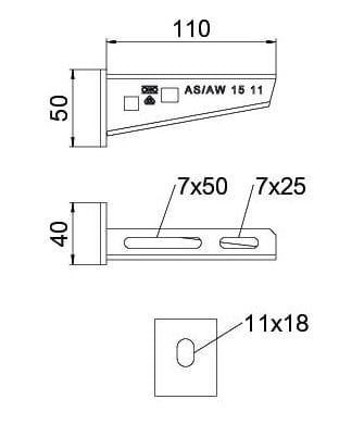 Стальная анкерная система OBO Bettermann BlackLine ARCH-00119509 - Вид №3