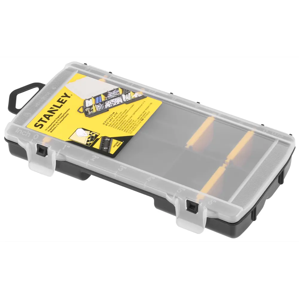 Органайзер Stanley Essential 9 для мелочей 21х4х11.5 см, цвет чёрный/жёлтый STLM-2081320