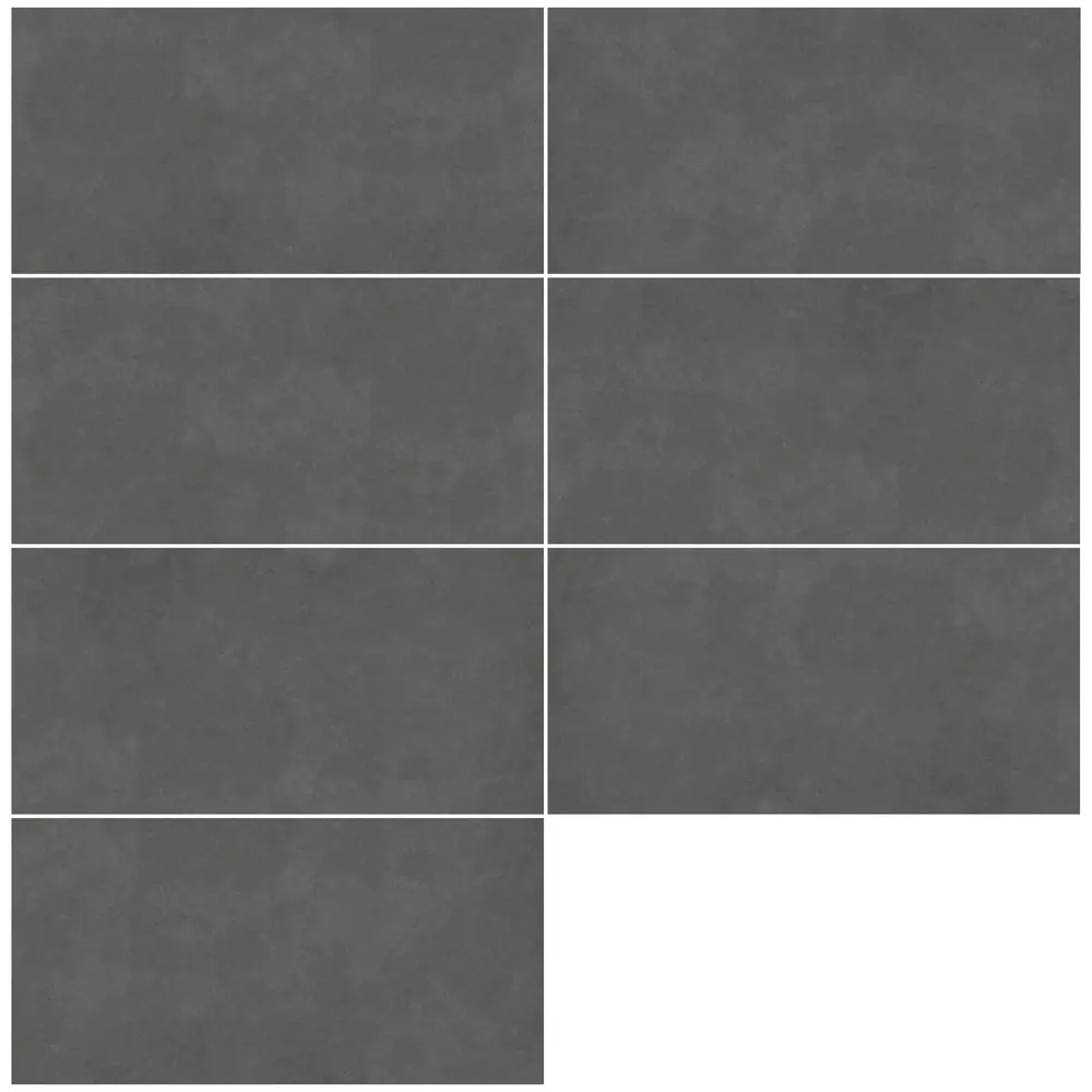 Глазурованный керамогранит Duna Bohemia Slate Glr 60x120 см 1.44 м² сатинированный цвет черный STLM-2060622 - Вид №1