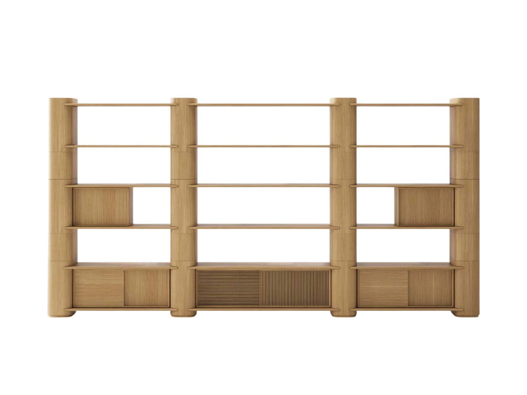 Деревянный самонесущий модульный книжный шкаф Wewood Path ARCH-00032308 - Вид №24