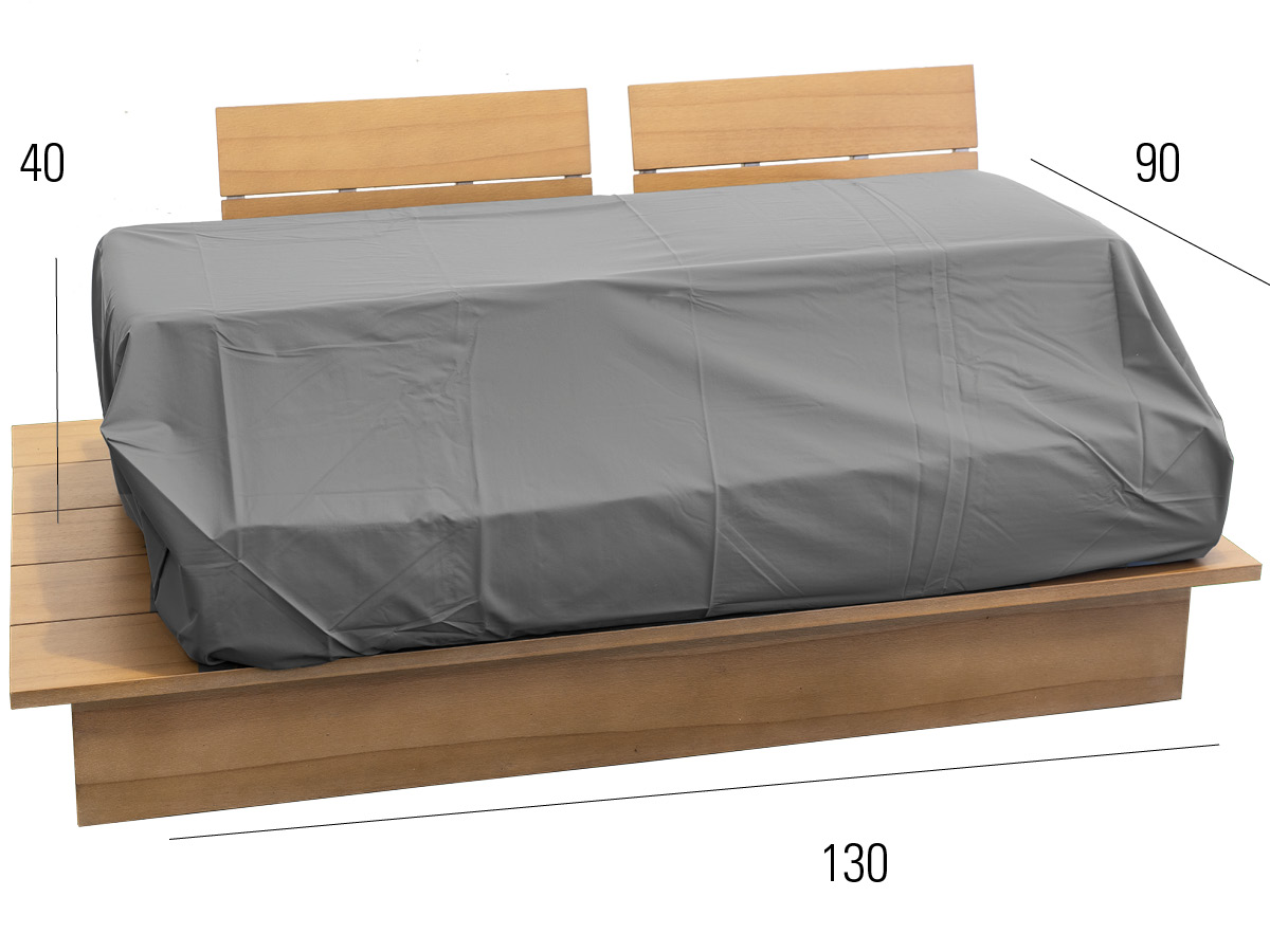 30.00.0301 Защитный чехол La Villa для 2-местной обивки 130x90x40 Mbm  - Вид №2