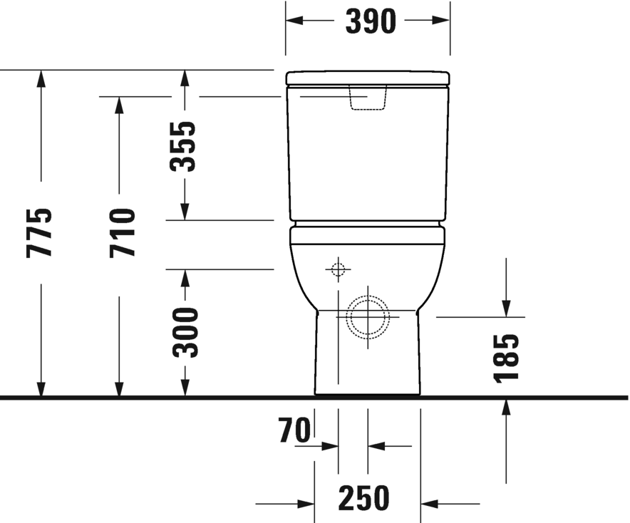 2182090000 Компакт унитаз с бачком Белый Duravit  Германия  - Вид №10