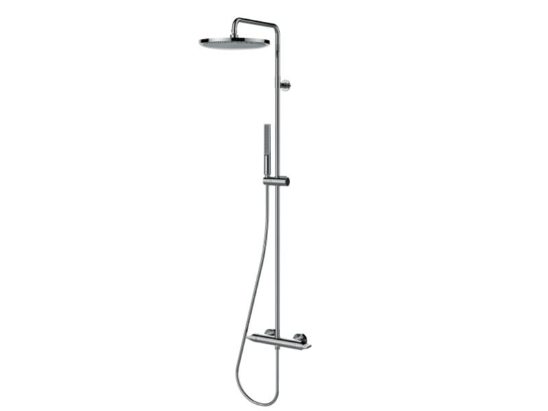 Термостатическая душевая колонна с переключателем с ручным душем Bossini Apex ARCH-00063698 - Вид №1