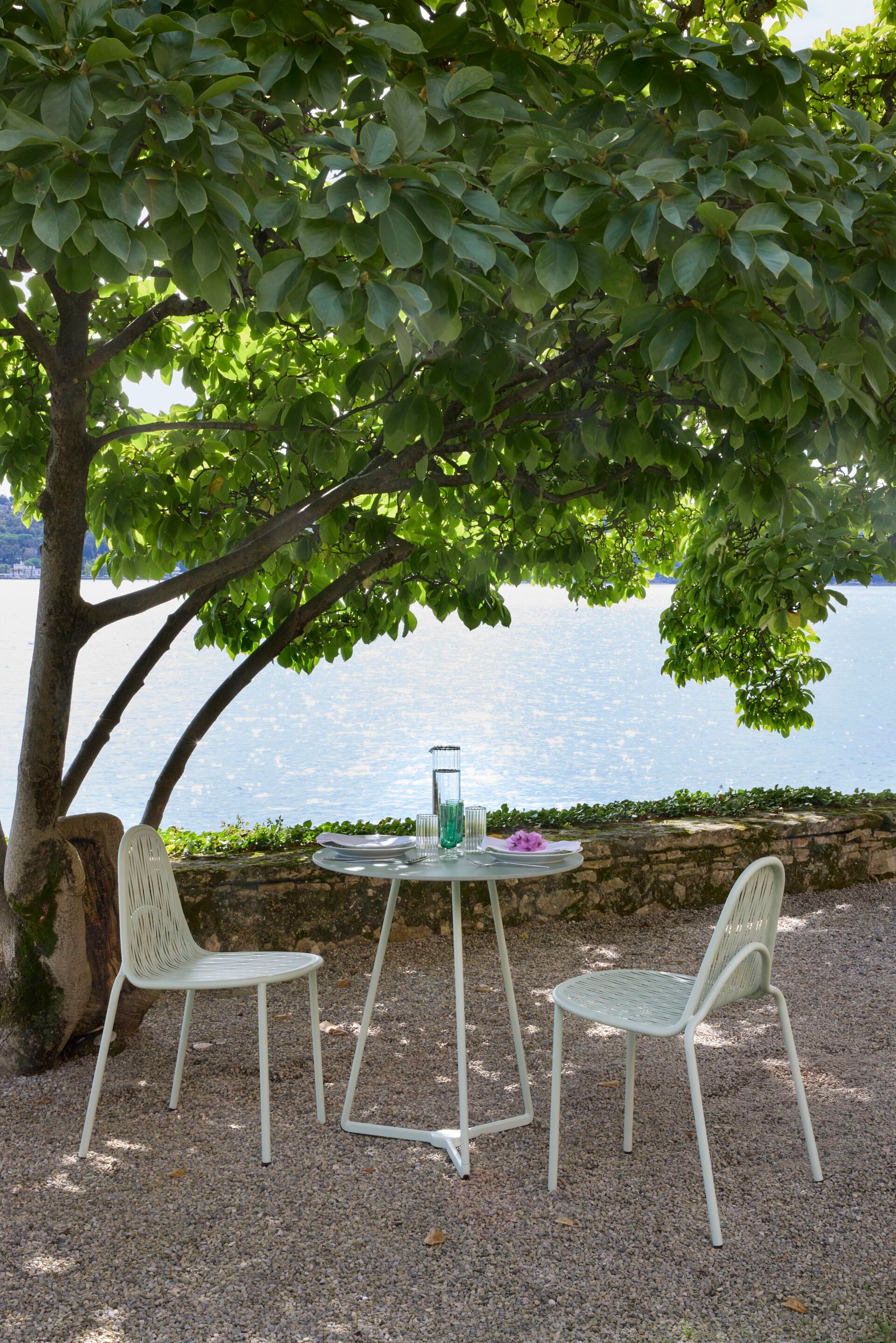 Металлический штабелируемый садовый стул S-CAB Malvasia ARCH-00049078 - Вид №16