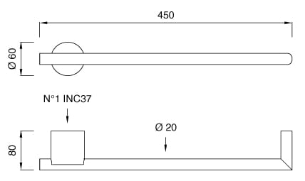 Настенный электрический модульный полотенцесушитель из нержавеющей стали CEADESIGN баланс ARCH-00066220 - Вид №2