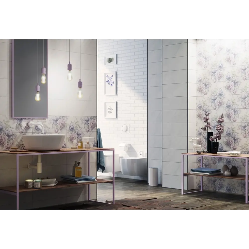 Декор настенный Garden №2 20x50 см цвет серый 82454914 STLM-2156342 Golden Tile  - Вид №3