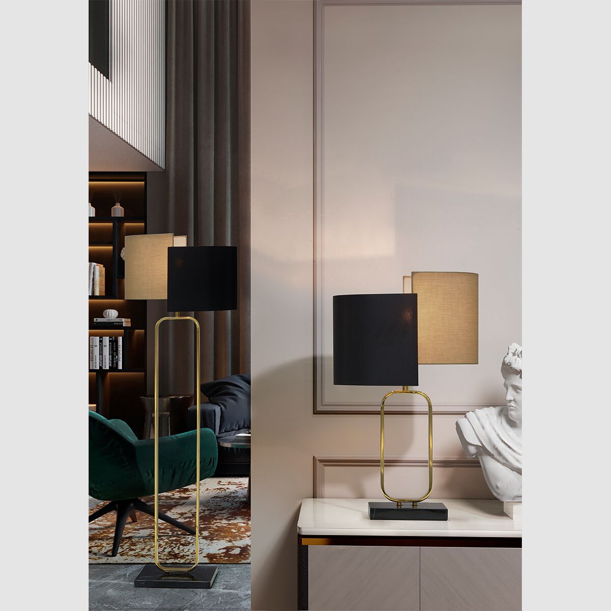 Металлический торшер K-Lighting Близнецы ARCH-00124972 - Вид №1