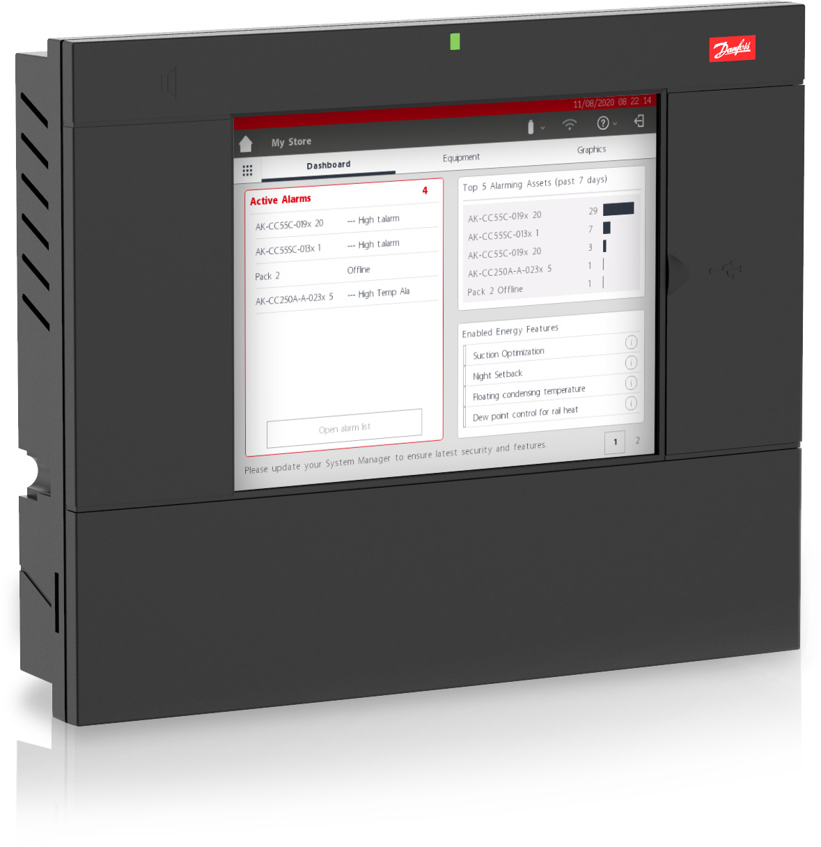 Danfoss AK-SM 800 AK-SM 850A Блок управления 080Z4021  - Вид №2
