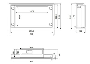 Профессиональный потолочный капот из нержавеющей стали