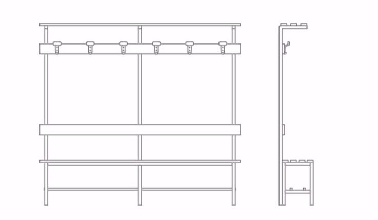 Dieffebi Скамейка для спортивных сооружений Complementary 199_0000a5002 - Вид №4