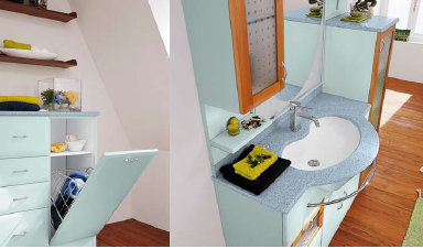 MA43 MARGHERITA Комплект мебели для ванной комнаты 130 см ARDECO Ardeco S. R. L 42596 - Вид №1