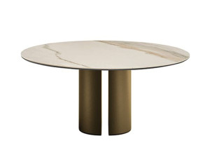 Круглый керамический стол с Lazy Susan