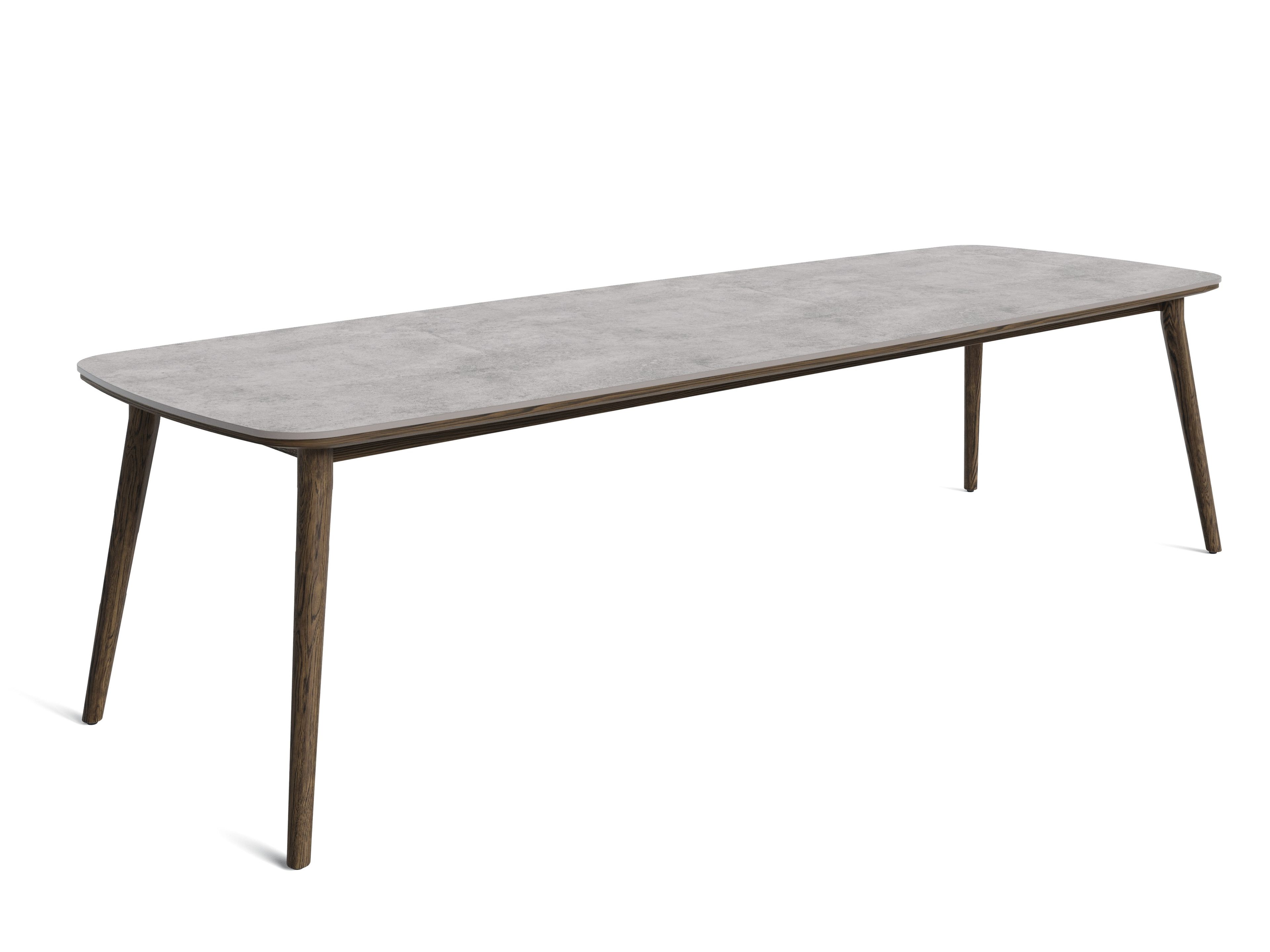 Прямоугольный керамический обеденный стол Jardinico дерево ARCH-00062109 - Вид №5