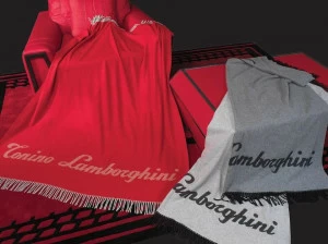 Tonino Lamborghini Casa Однотонный плед из кашемира