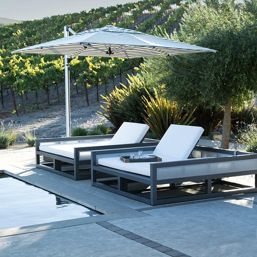 JANUS et Cie Регулируемый квадратный алюминиевый зонт Janus umbrella sun-id-1439707 - Вид №1