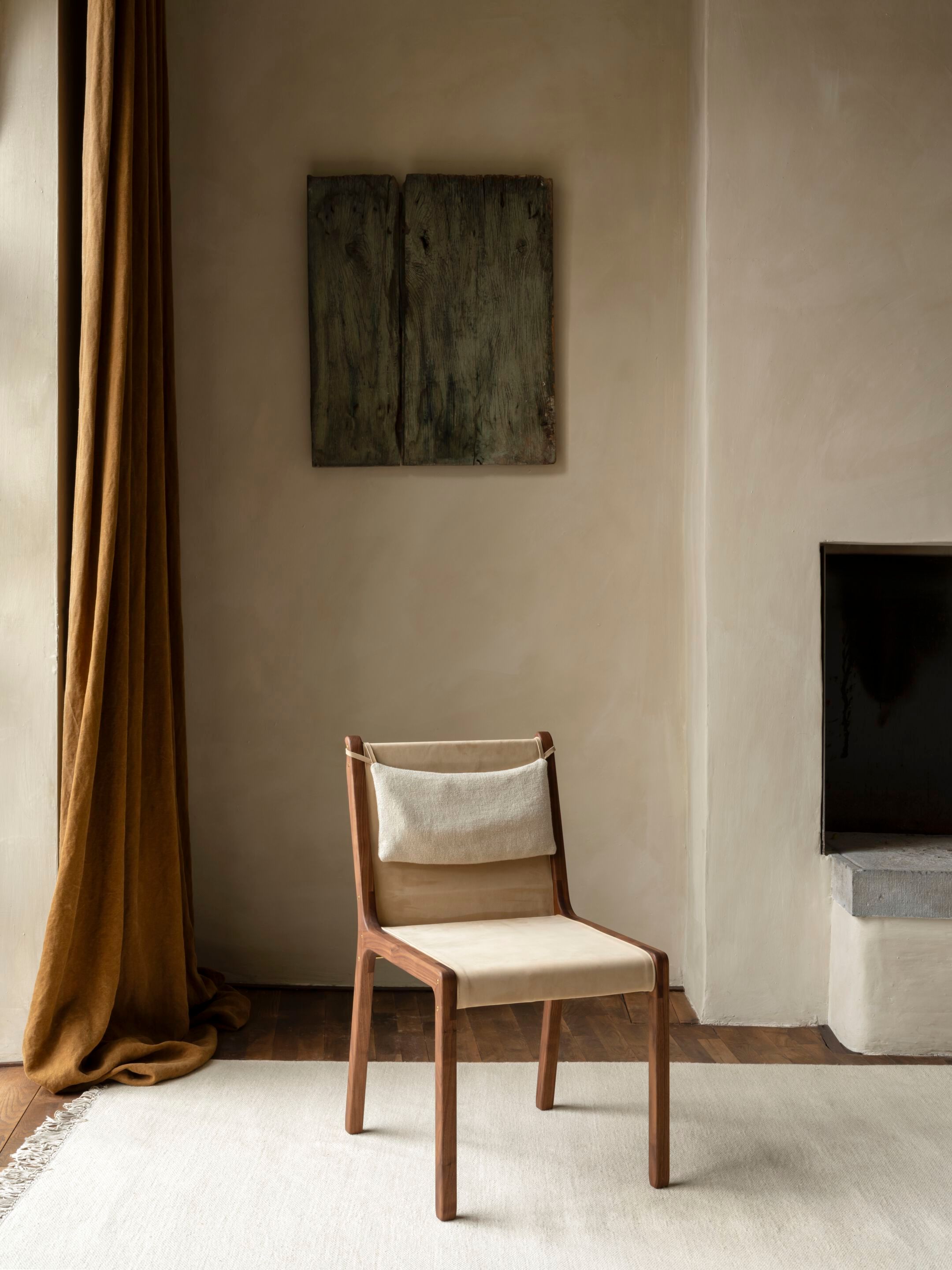 Стул из грецкого ореха и кожи Collett & Victor IDA ARCH-00136583 - Вид №3