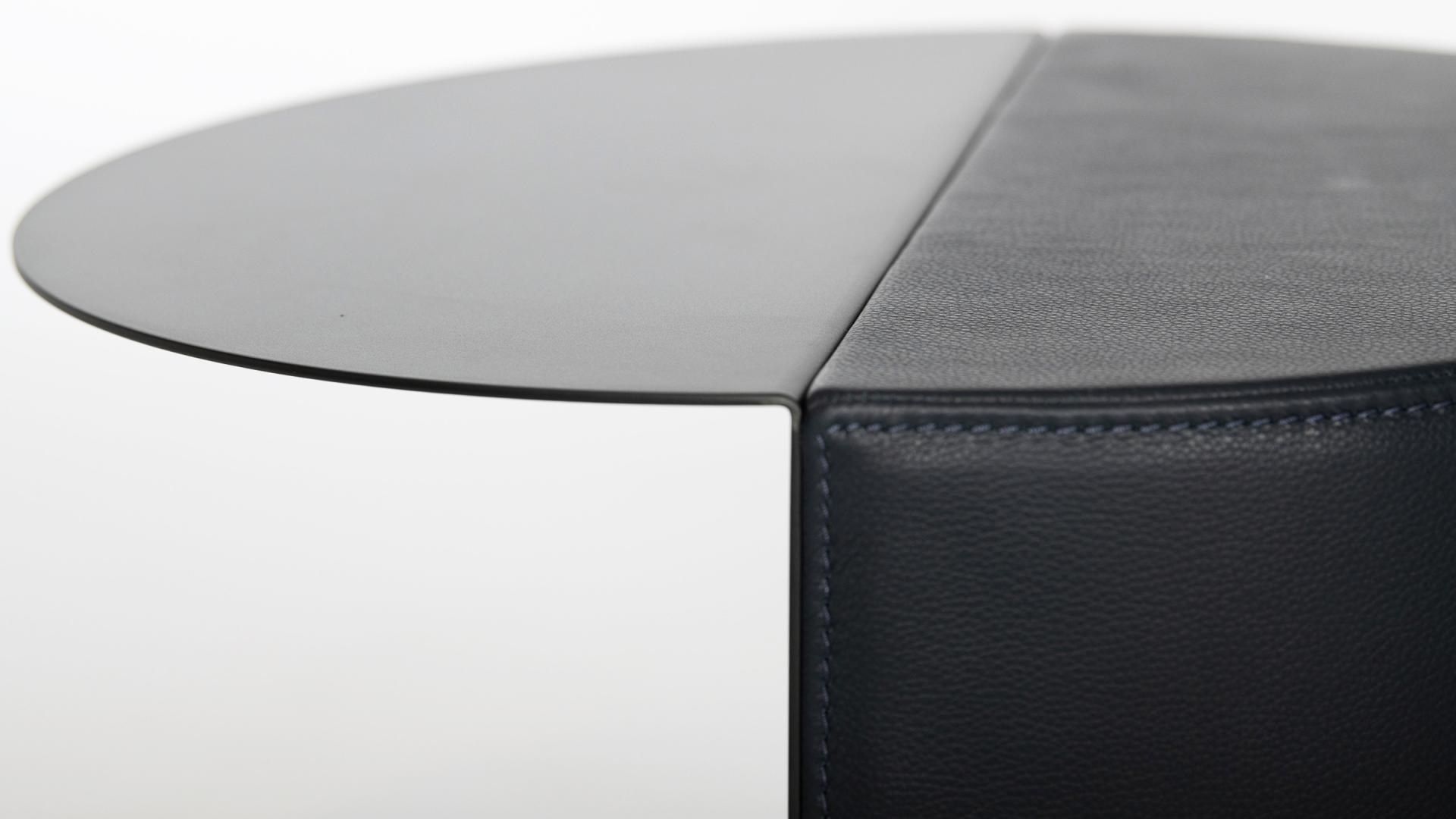 Круглый журнальный столик из кожи и листового металла de Sede DS-5250 TANGO ARCH-00035054 - Вид №10