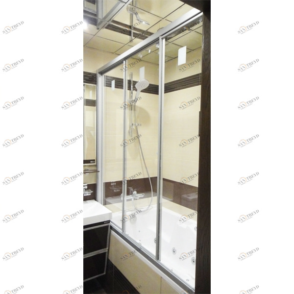 160X150GV403A Душевое ограждения на борт вынны GUTEWETTER Германия PRACTIC