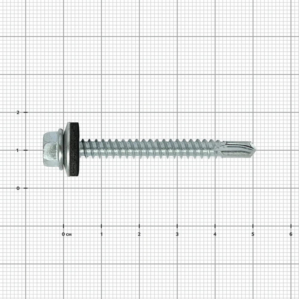 Саморезы кровельные по металлу DILWIS с пресс-шайбой 5.5x51 мм 40 шт STLM-2099544 - Вид №2