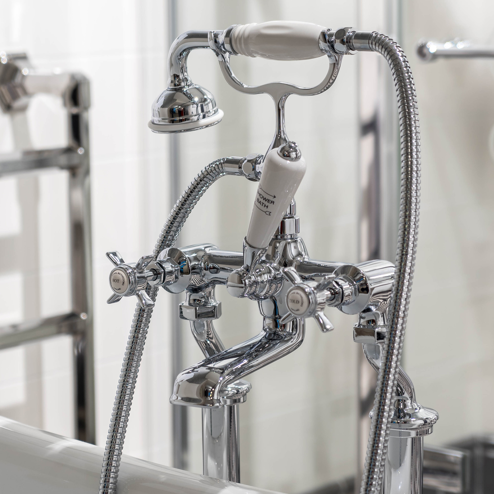 Traditional bathrooms АНГЛИЯ 3/4 "смеситель для ванны и душа Tb330.414.bn  - Вид №1