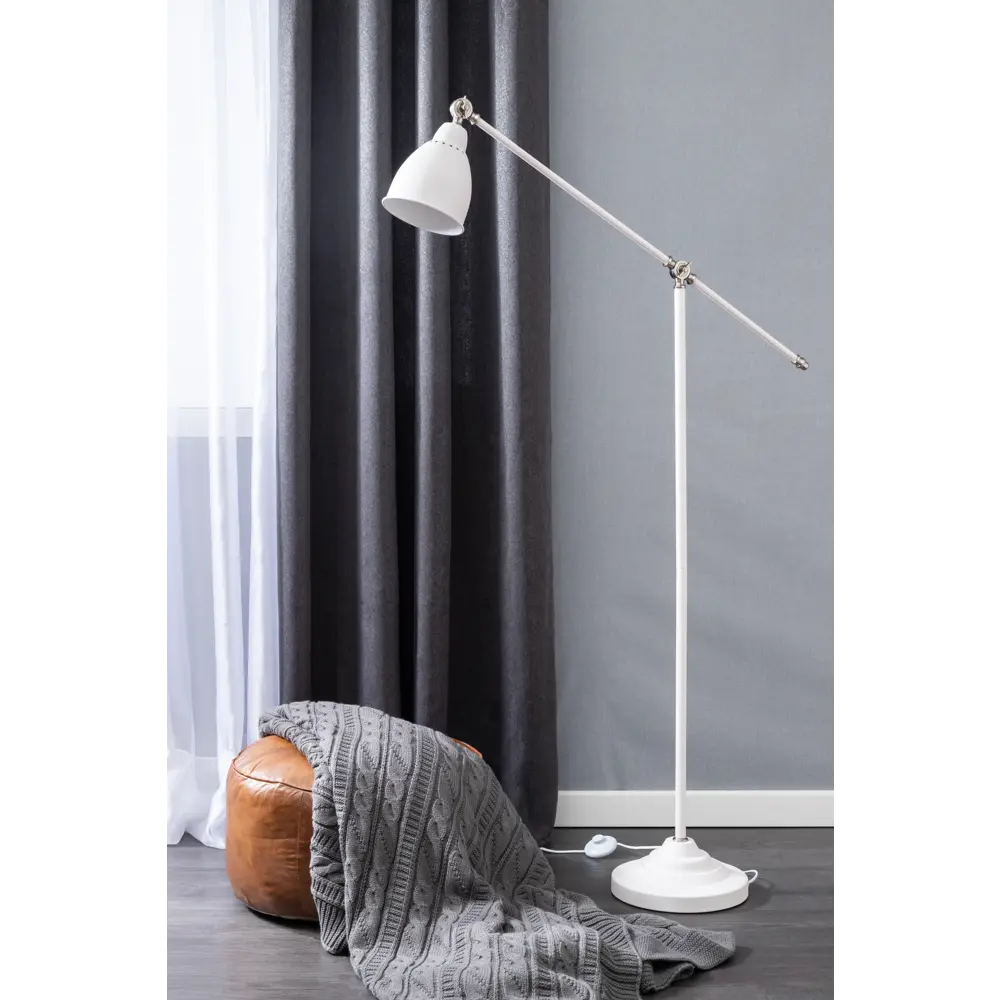 Торшер Braccio 1xE27x60 Вт цвет белый матовый 18638993 STLM-2182357 Arte Lamp  - Вид №12
